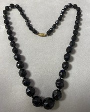 Ancien collier perles de Jais