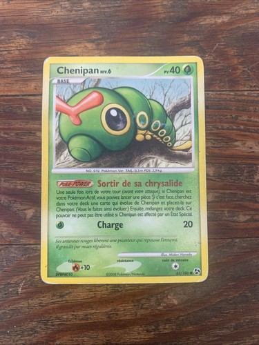 Carte pokémon chenipan 106 - carte,