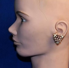 Vintage 50s Argent Ton Faux