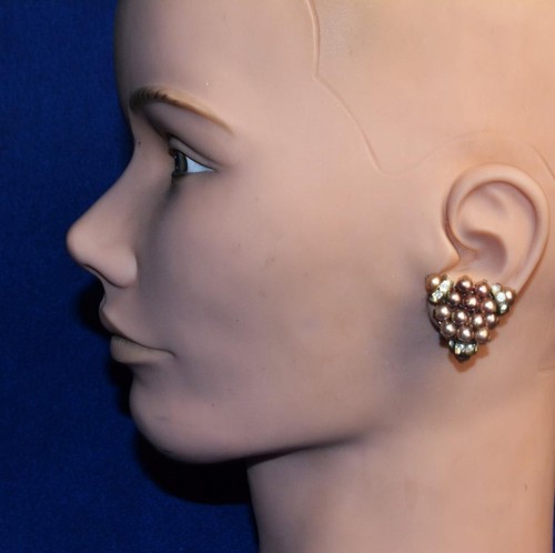 Vintage 50s argent ton faux - vintage,
