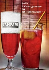 AD PUBLICITE  BOISSONS DRINKS CAMPARI