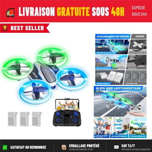 Mini drone avec caméra 1080p - mini,