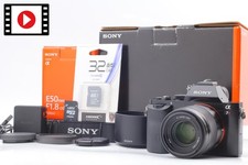 ⏯[35 Shots] Sony Alpha a7R ILCE-7R 36.4MP Mirrorless w/ FE 50mm f1.8 Top...