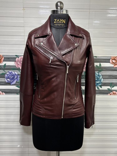 Veste motard cuir - veste, en