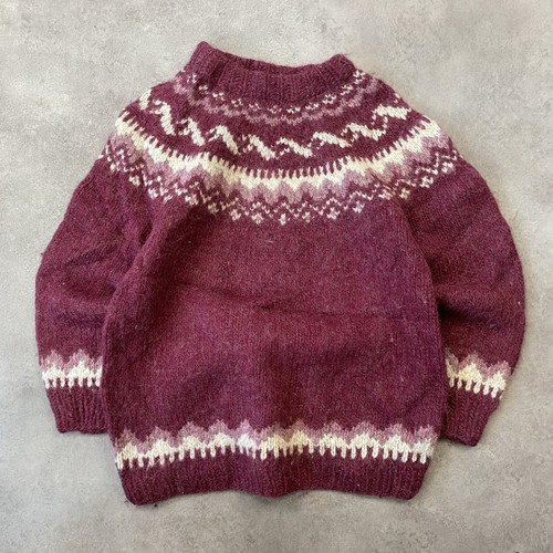 Pull norvégien vintage petit