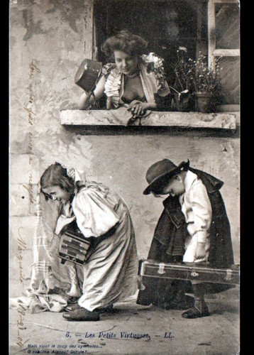 Accordeoniste mendiant - &, /