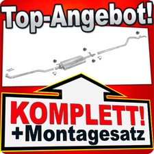 Pot d'échappement pour MERCEDES SPRINTER 208 308 D LWB sans KAT + tuyau d'éch...