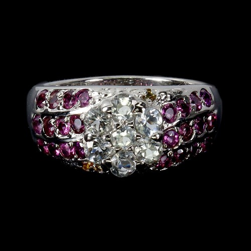 925 bague argent rond - 925,