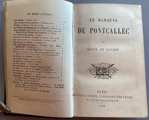 Rare marquis pontcallec - marquis,