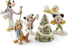 Lenox 897079 Disney Hiver Amusant 5-Piece Figurine Ensemble