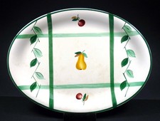 Plat ovale du service Fruits