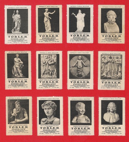 Poster stamps sculpture - stamps,