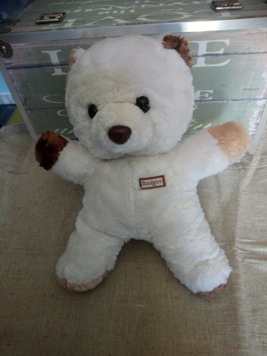 Peluche doudou ours - , blanc