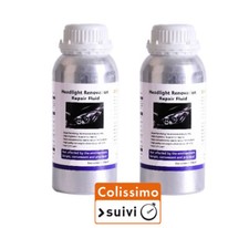 Recharges 2X 800g pour Kit de Rénovation Phares Optiques Feux par polymérisation