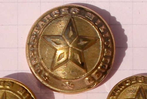 Officer uniform button - button,