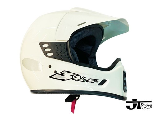Racing casque als - als, blanc