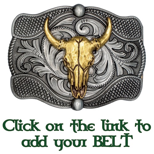 Buffalo ceinture boucle motard - buffalo,
