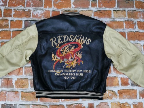 Redskins veste cuir vintage - cuir,