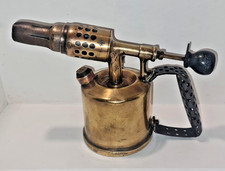 Ancienne lampe à souder VESTA breveté SGDG PARIS en laiton ANTIQUITE VINTAGE