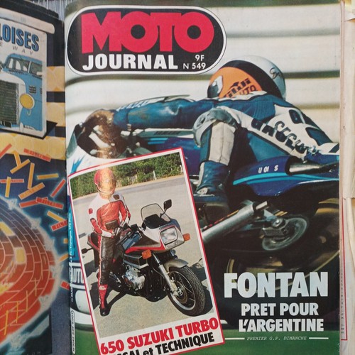 Moto journal 549 suzuki 85 - moto,