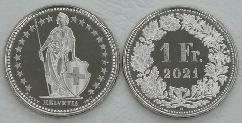 Suisse franc 2021 pièce de - 1,