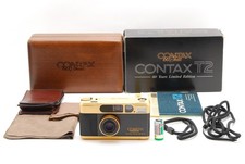 S/N 0001【UNUSED!!!】Contax T2 Gold 60 ans appareil photo anniversaire limité...