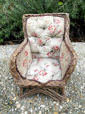 Beau fauteuil poupée Parisienne ou BB époque fin XIXème sortie grenier !