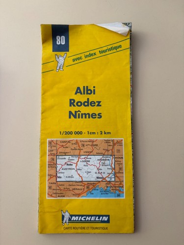 Ancienne carte michelin 80 - carte, n°80