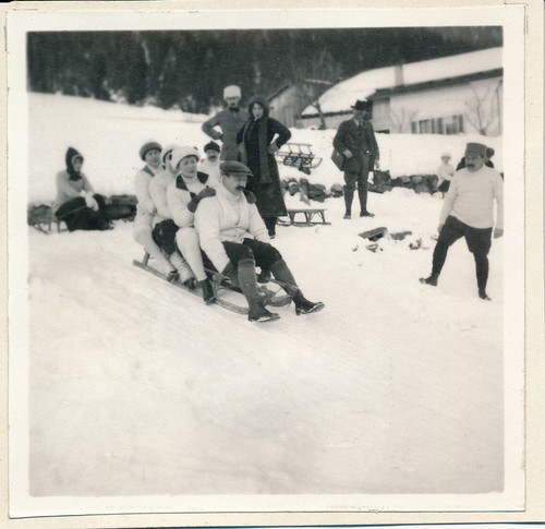 Chamonix 1912 la luge - 1912,