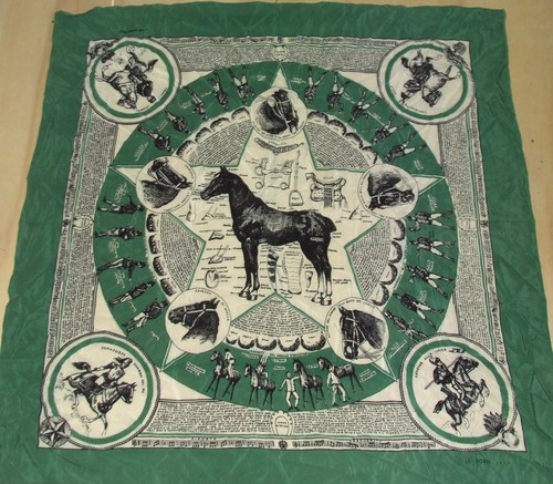 Foulard 100 soie pura vintage - soie,