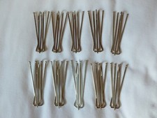 10 CROCHETS RIDEAU  TETE FLAMANDE A 4 BRANCHES AGRAFE POUR RUFLETTE LARGE