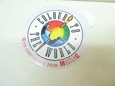 RARE AUTOCOLLANT / STICKER  Vintage MUSTANG / BASKET / SNEAKERS / SHOES TOP ! 