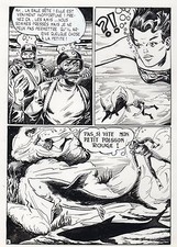 GIORDAN : VIGOR L'ATOLL TABOU PLANCHE ORIGINALE AREDIT PAGE 9