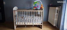 Lit bébé beige 120x60 - lit,