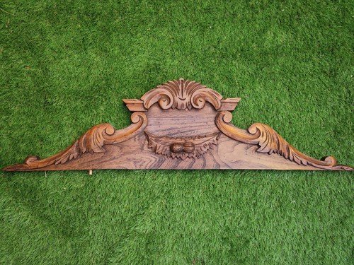 Grand fronton ancien bois - fronton,