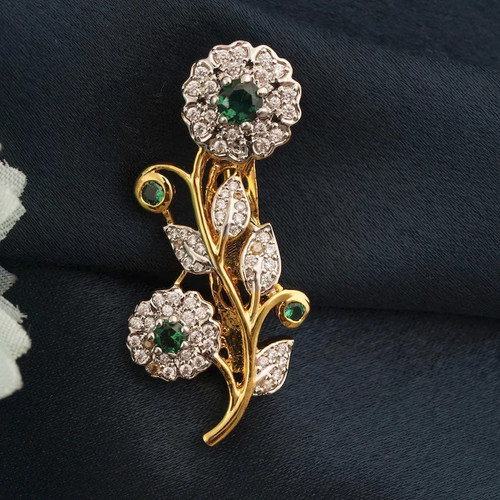 Broche ancienne style fleur - , de