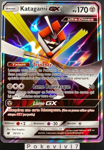 Carte pokemon katagami 111 - carte, 70/111