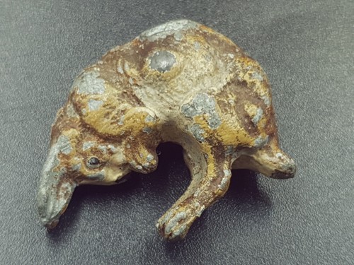 Ancien sujet animalier plomb - sujet,