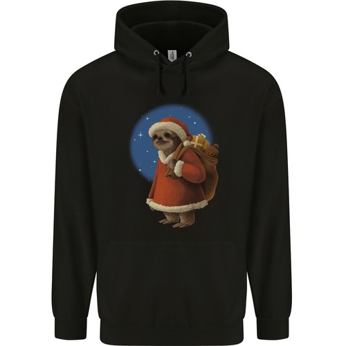 Hoodie pour homme santa sloth - pour,