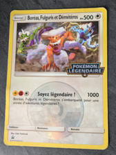 grande carte pokemon boréas,fulguris et démétéros un peu endommager 