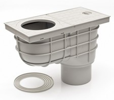 Pluie Tuyau Descente Drain de Gouttière Drainage Pluie Dn 110 Gris 325 Es