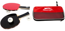SET PING PONG / TENNIS DE TABLE 2 RAQUETTES + 3 BALLES + SAC DE RANGEMENT - NEUF