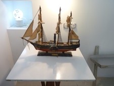MAQUETTE BATEAU BOIS ANCIEN