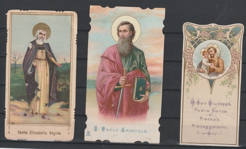 Trois santini époque début - trois, d'Époque