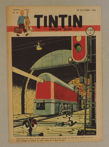 Tintin 1948 44 couverture - tintin,
