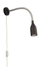 Massive Applique Gecko 55541/30/10 Noire - GU10 - Bouton On/Off - Muraux