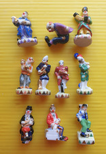 Fève Série complète  - Bande de clowns 2012 - Clown musicien à vélo - Orchestre