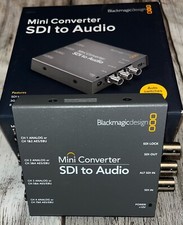 Mini convertisseur audio Blackmagic Design  SDI to AUDIO entrée AES/EBU,