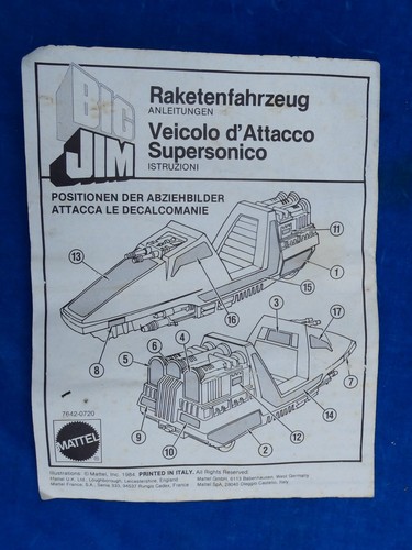Rare big jim vehicule tout - rare,