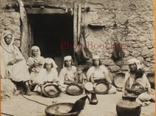 ALGÉRIE Famille Kabyle c1900 Photo Stereo Vintage P72L5n
